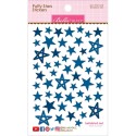 Etoiles Bleues Puffy Stickers