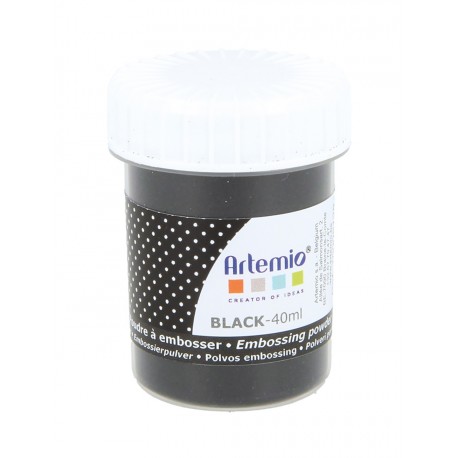 Poudre à embosser - Noir