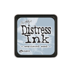 Distress Ink Mini Pad - Weathered Wood