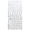 Nombre Argent - Stickers