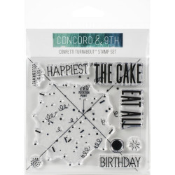 Confetti - Turnabout Stamp Set