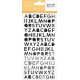 Alphabets Stickers Argent