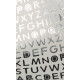 Alphabets Stickers Argent