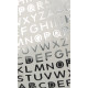 Alphabets Stickers Argent