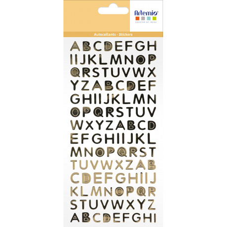 Alphabets Stickers Or