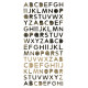 Alphabets Stickers Or