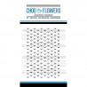 Fleur Bleue Fond - Tampon Clear