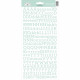 Mint Alphabet Stickers