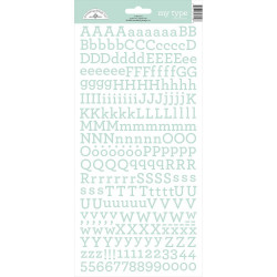 Mint Alphabet Stickers