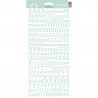 Mint Alphabet Stickers