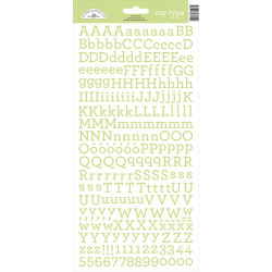 Limeade Alphabet Stickers