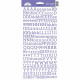 Lilac Alphabet Stickers