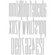 Alphanumeric Stretch Lower & Numbers - Dies