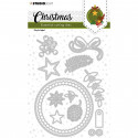 Christmas Circle Label - Dies