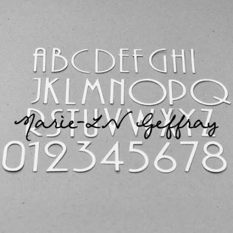 Alphabet et Chiffres - Dies