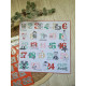 Chiffres Calendrier de l'Avent - Dies