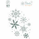 Fond Flocons - Dies