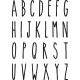 Nature Alphabet Majuscule - Dies
