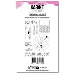 Le Bonheur en Couleurs - Tampon Transparent