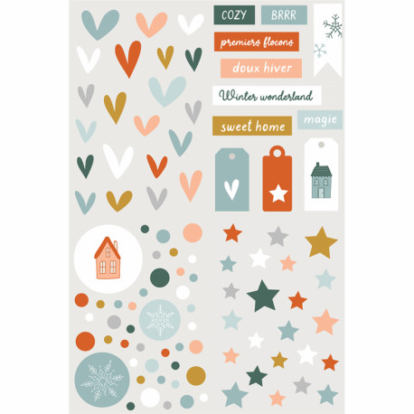 Etoile des Neiges - Puffy Stickers