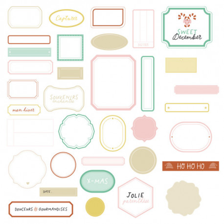 Carnet Enchanté - Die Cuts Etiquette
