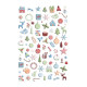 Poésie Hivernale - Puffy Stickers