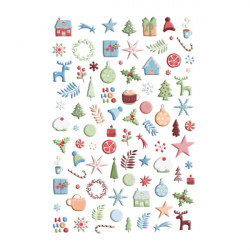 Poésie Hivernale - Puffy Stickers